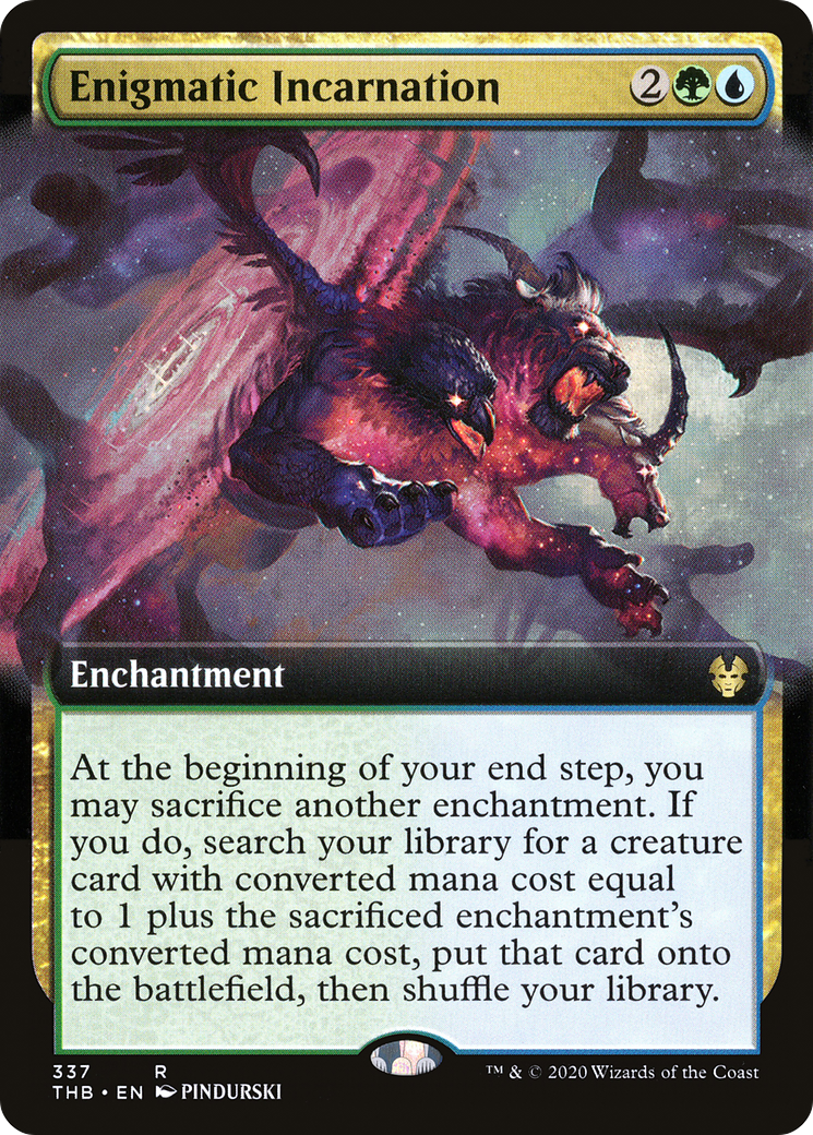 Enigmatic Incarnation (Extended Art) (THB-337) - Theros Beyond Death: (Extended Art)