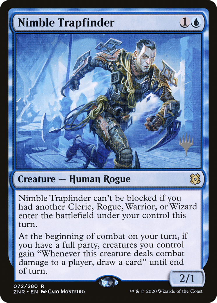 Nimble Trapfinder (PPZNR-72P) - Promotions Zendikar Rising 