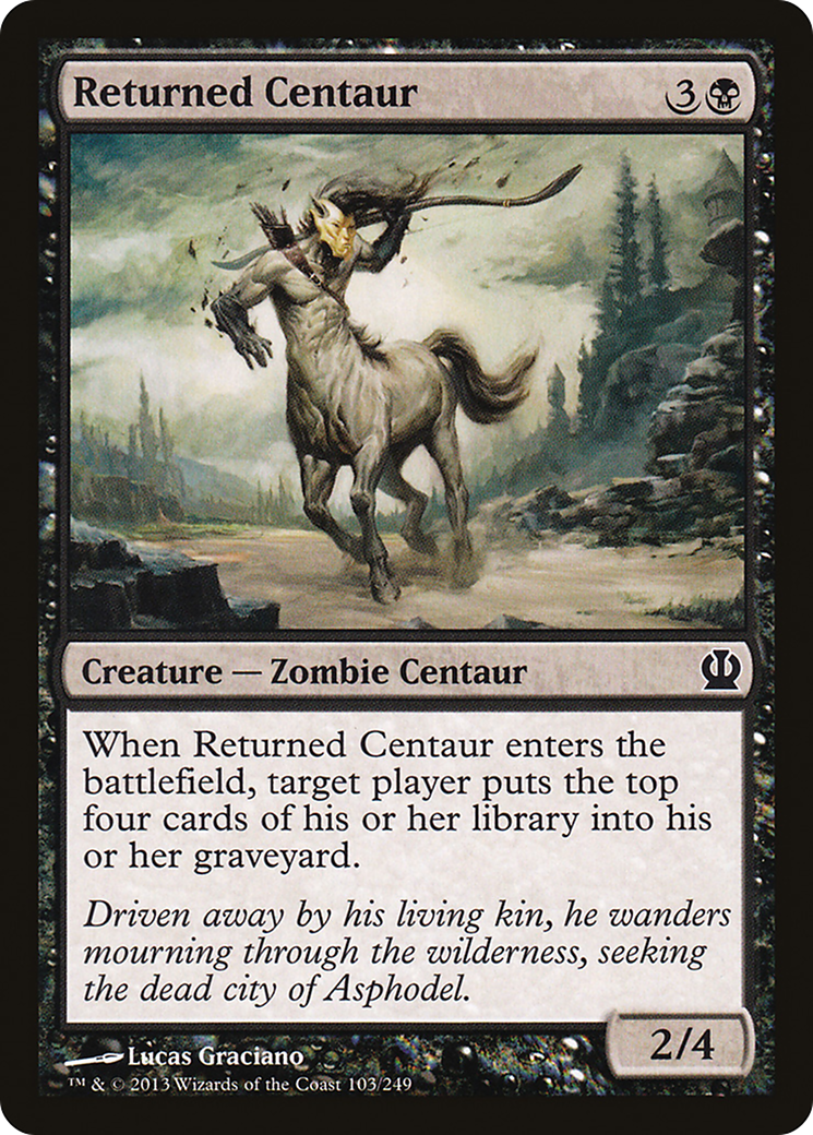 Centaure de retour (THS-103) - Theros Foil 
