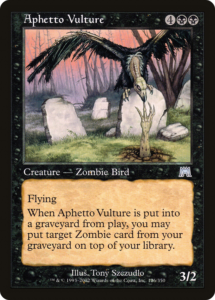 Aphetto Vulture (ONS-126) - Onslaught Foil 
