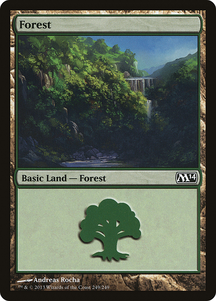 Forêt (M14-249) - Magic 2014 Foil 