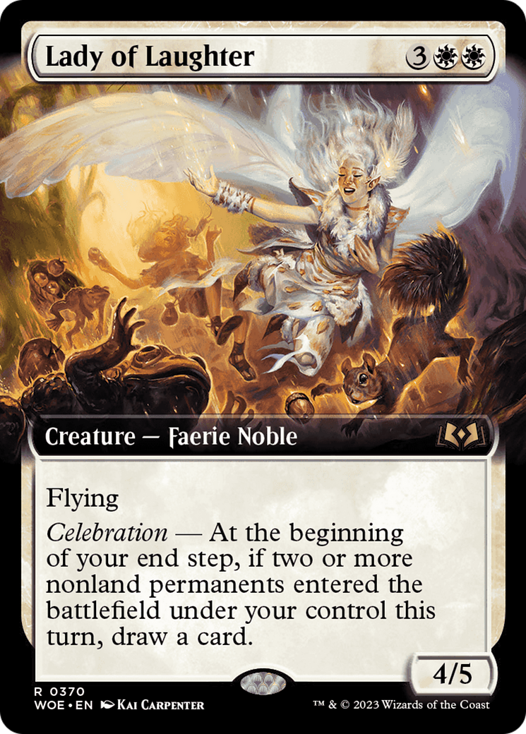 Lady of Laughter (Extended Art) (WOE-370) - Wilds of Eldraine: (Extended Art)