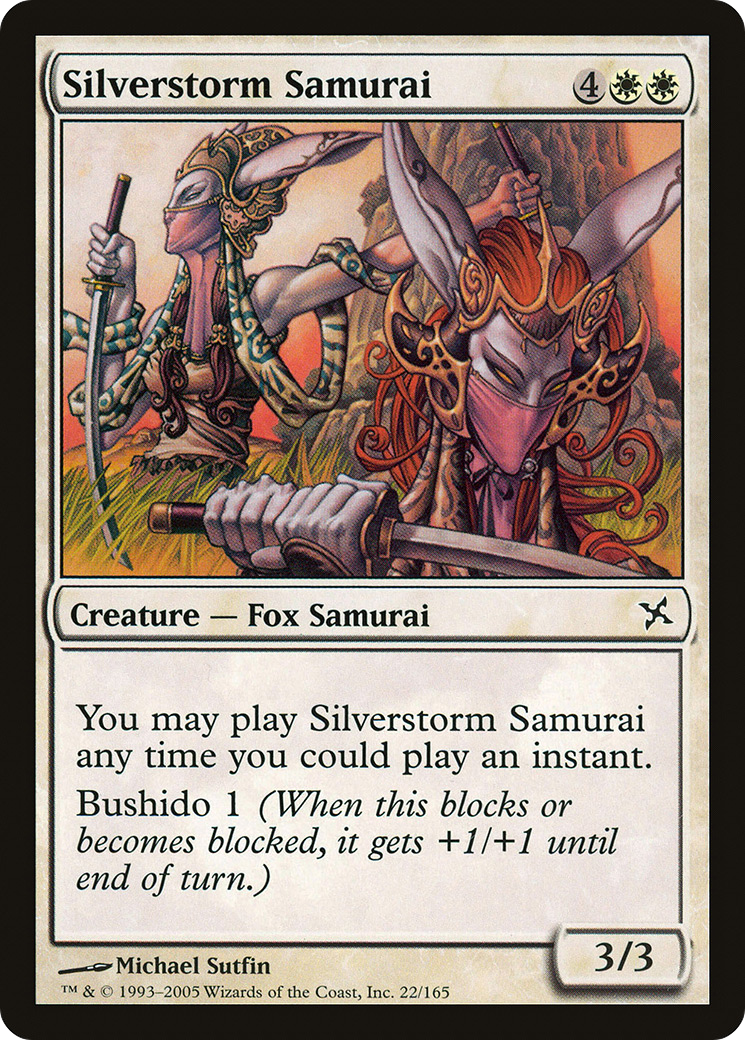 Silverstorm Samurai (BOK-022) - Betrayers of Kamigawa