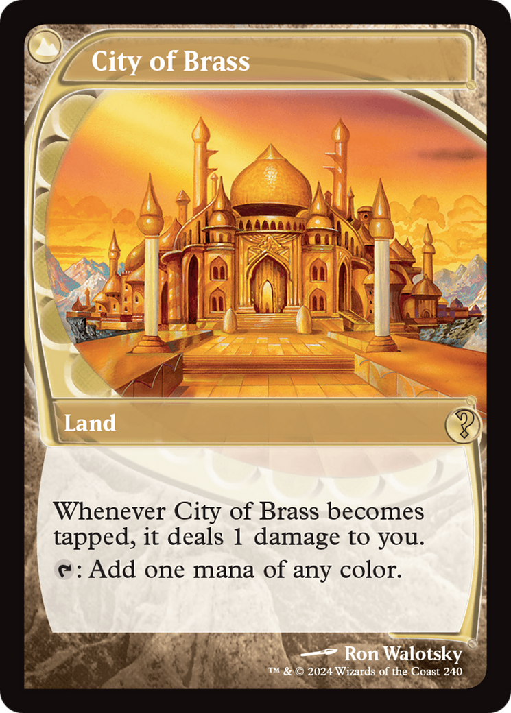 City of Brass (MB2-240) - Mystery Booster 2 Foil