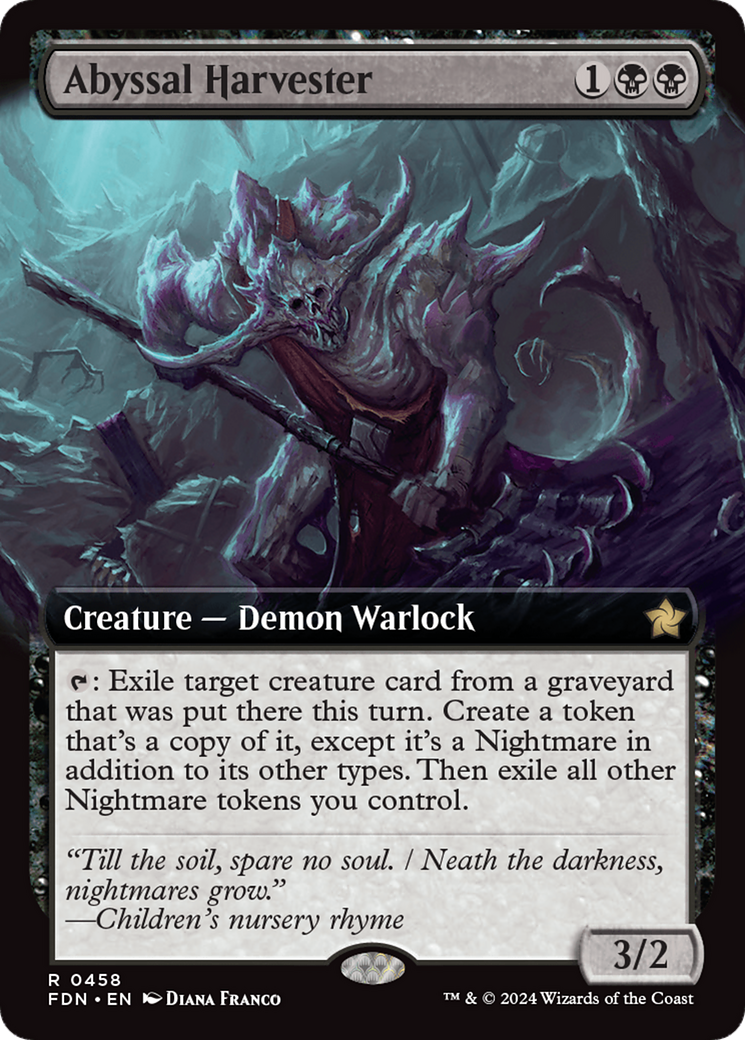 Moissonneuse abyssale (FDN-458) - Fondations : (Extended Art) Foil 