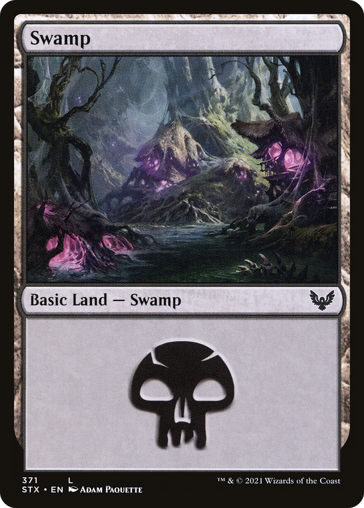 Swamp (371) (STX-371) - Strixhaven: School of Mages Foil