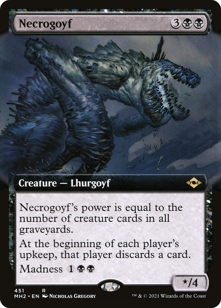 Necrogoyf (Extended Art) (MH2-451) - Modern Horizons 2: (Extended Art)