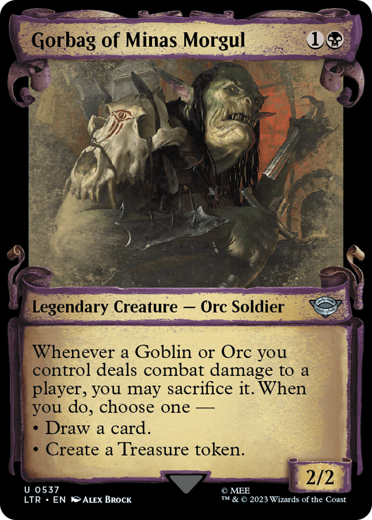 Gorbag of Minas Morgul (Showcase Scrolls) (LTR-537) - The Lord of the Rings: Tales of Middle-earth: (Showcase) Foil