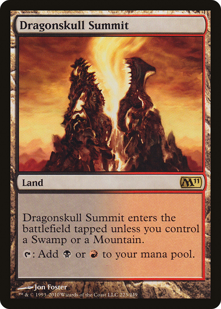 Dragonskull Summit (M11-223) - Magic 2011 Foil