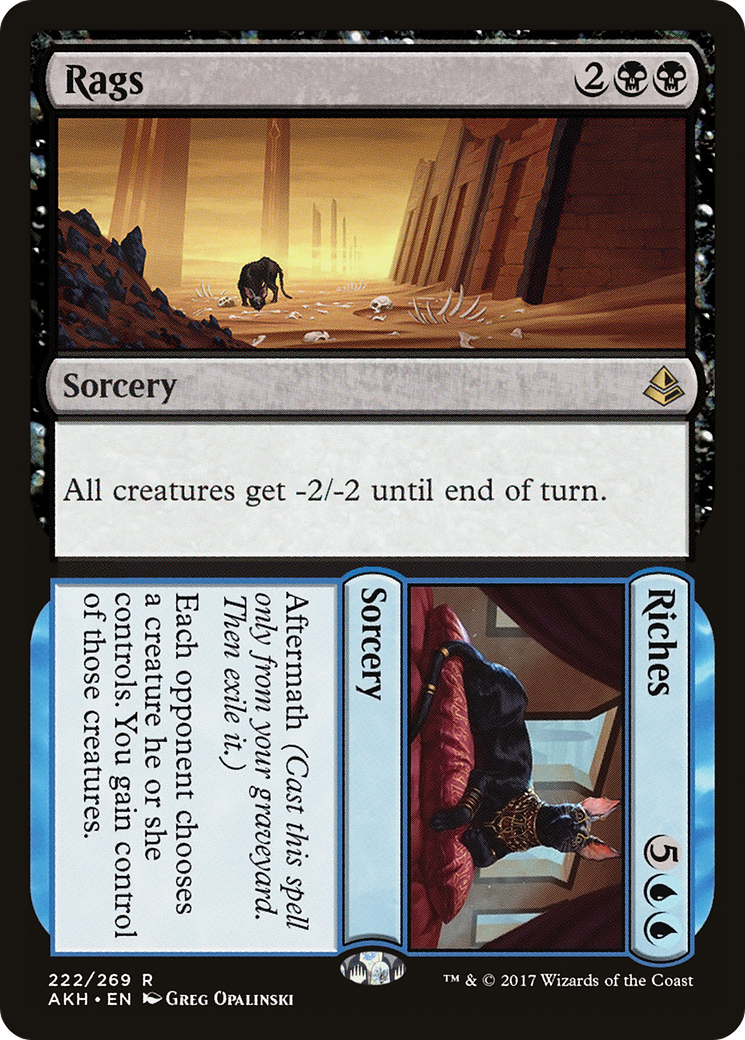 Chiffons // Richesses (AKH-222) - Feuille d'Amonkhet 