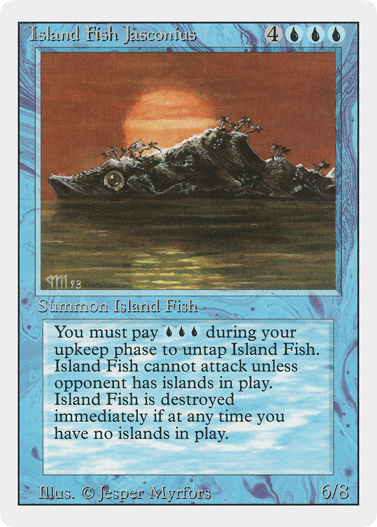 Island Fish Jasconius (3ED-061) - Revised Edition