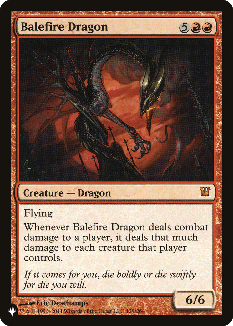 Balefire Dragon (LIST-129/264) - The List
