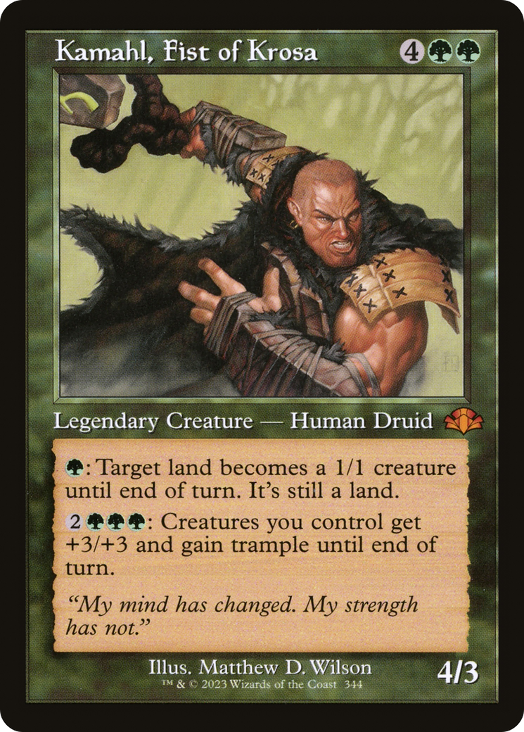Kamahl, Poing de Krosa (DMR-344) - Dominaria Remastered Foil