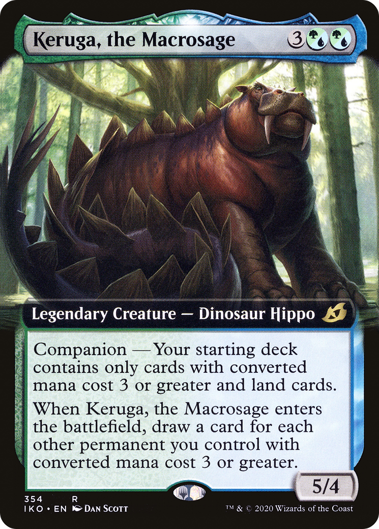 Keruga, the Macrosage (Extended Art) (IKO-354) - Ikoria: Lair of Behemoths: (companion, Extended Art)