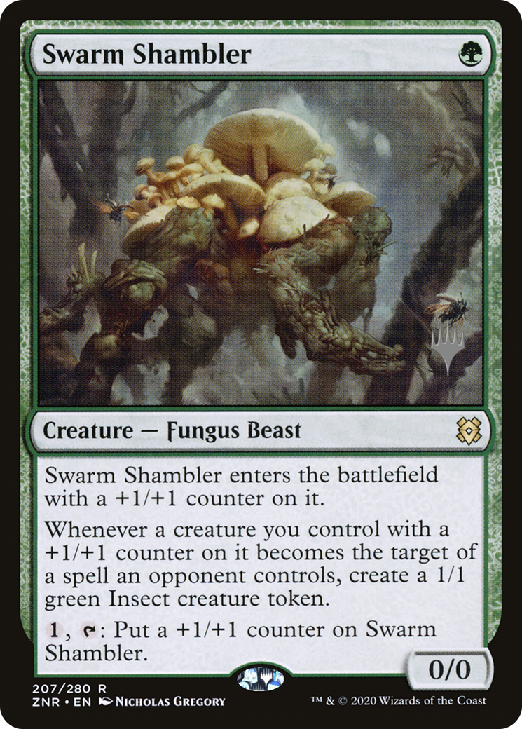 Swarm Shambler (PPZNR-207) - Zendikar Rising Promos Foil