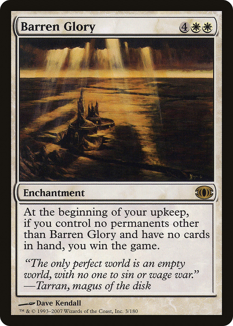 Barren Glory (FUT-003) - Future Sight Foil 