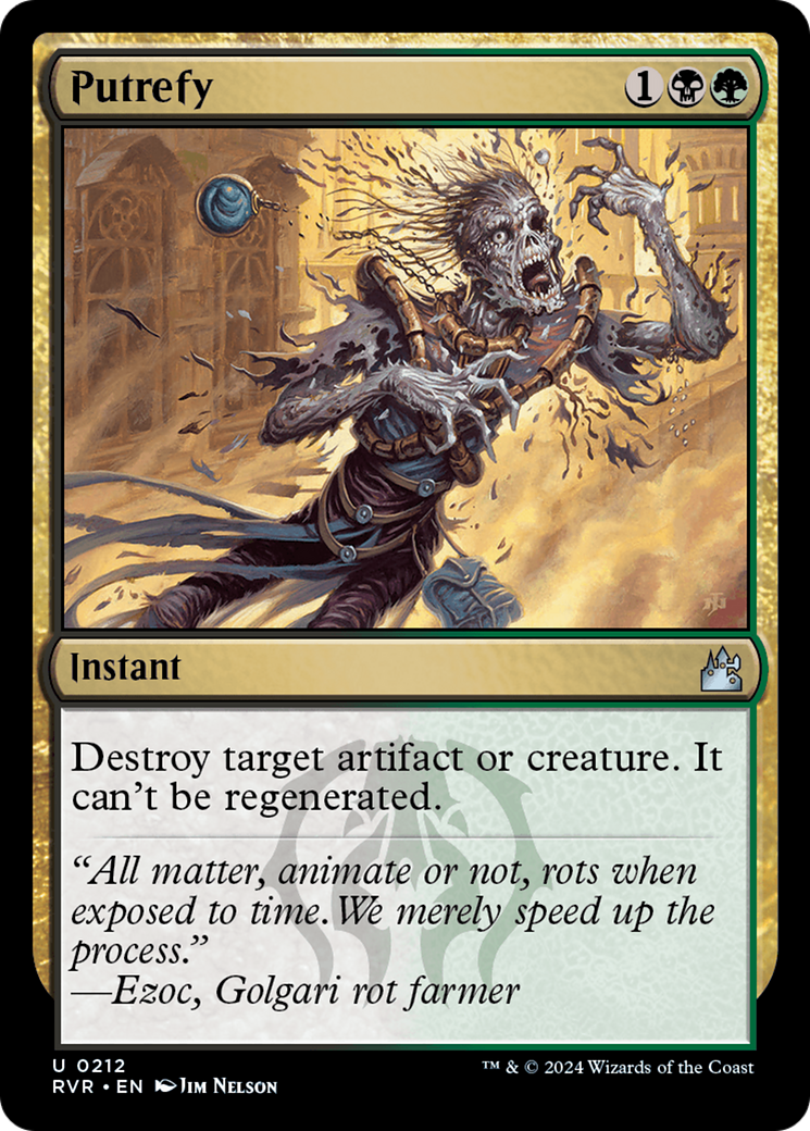 Putrefy (RVR-212) - Ravnica Remastered Foil