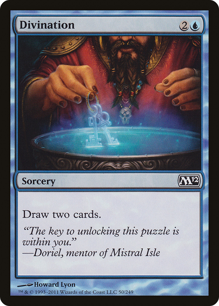 Divination (M12-050) - Magic 2012 Foil 