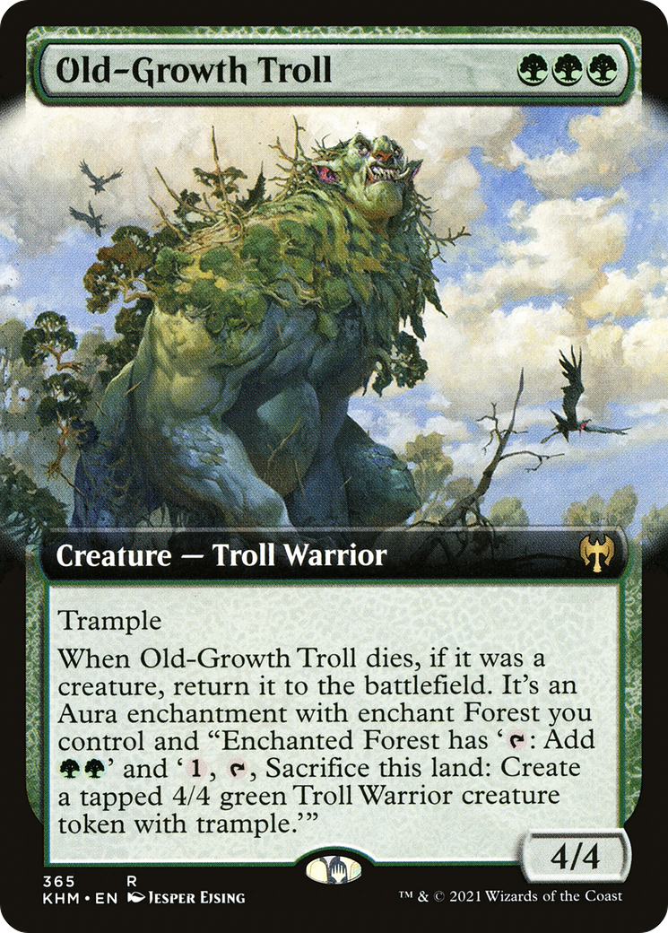 Troll des forêts anciennes (KHM-365) - Kaldheim : (Extended Art) 