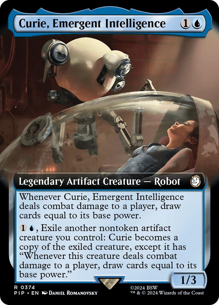 Curie, Intelligence émergente (PIP-374) - Fallout : (Extended Art) Foil 