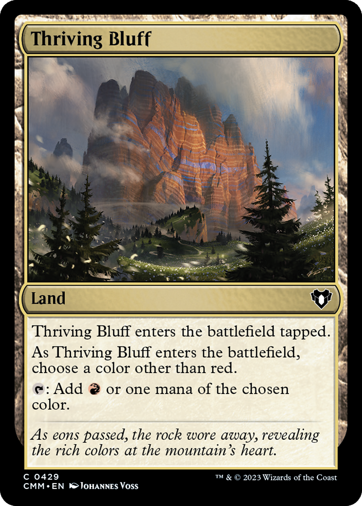 Thriving Bluff (CMM-429) - Commander Masters