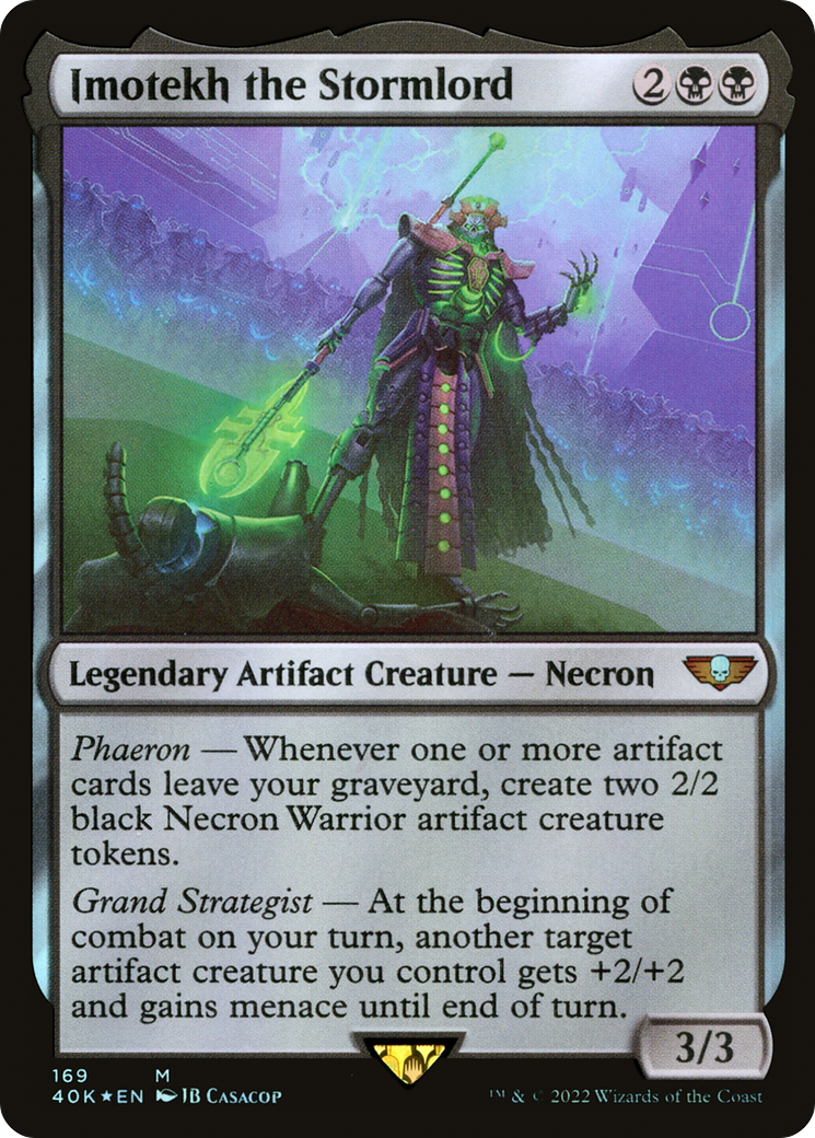 Imotekh le Seigneur des Tempêtes (40K-169) - Warhammer 40,000 Commander Foil