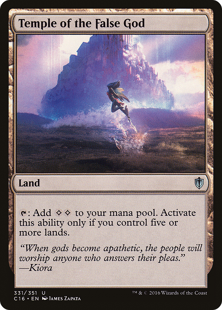 Temple du Faux Dieu (16-331) - Commander 2016 