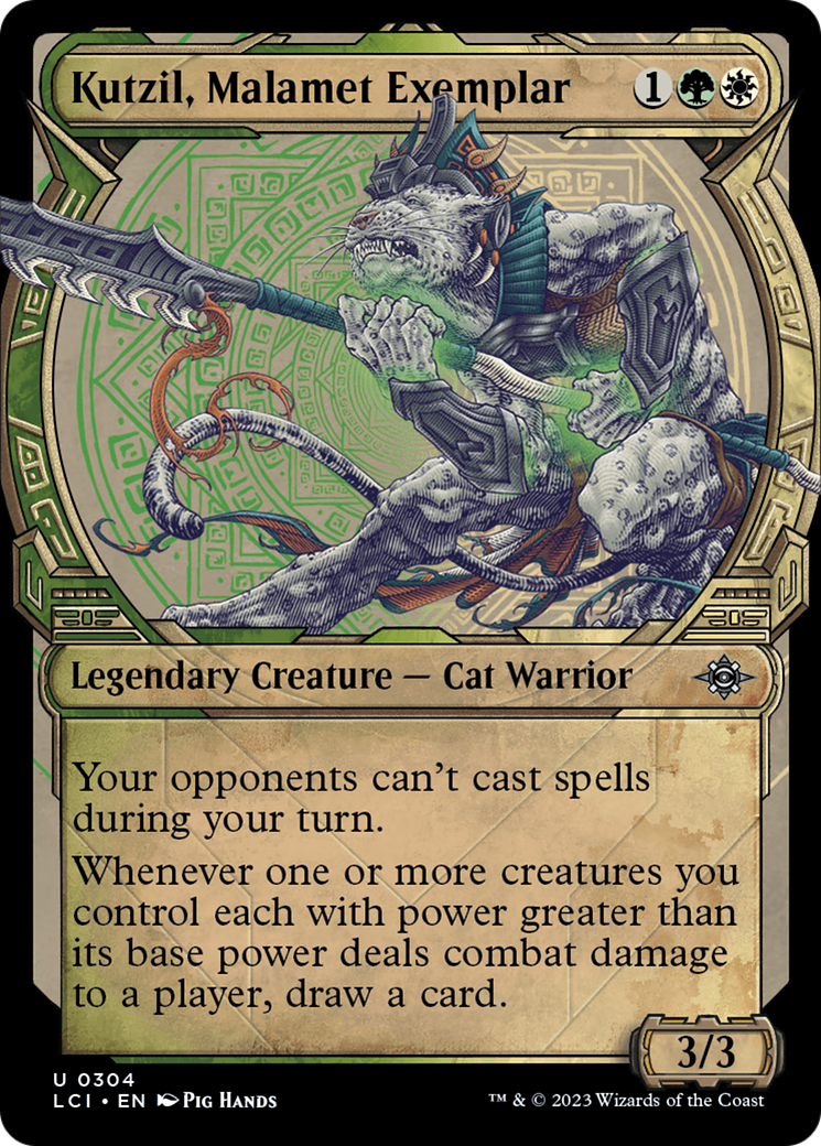 Kutzil, Malamet Exemplar (Showcase) (LCI-304) - The Lost Caverns of Ixalan: (Showcase) Foil