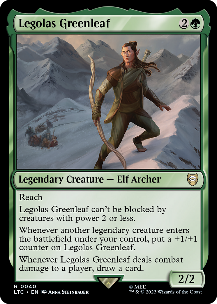 Legolas Greenleaf (LTC-040) - Tales of Middle-earth Commander