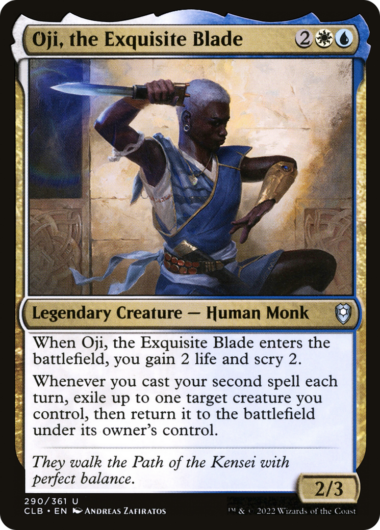 Oji, la Lame Exquise (CLB-290) - Commander Legends : La Bataille pour Baldur's Gate (Foil) 