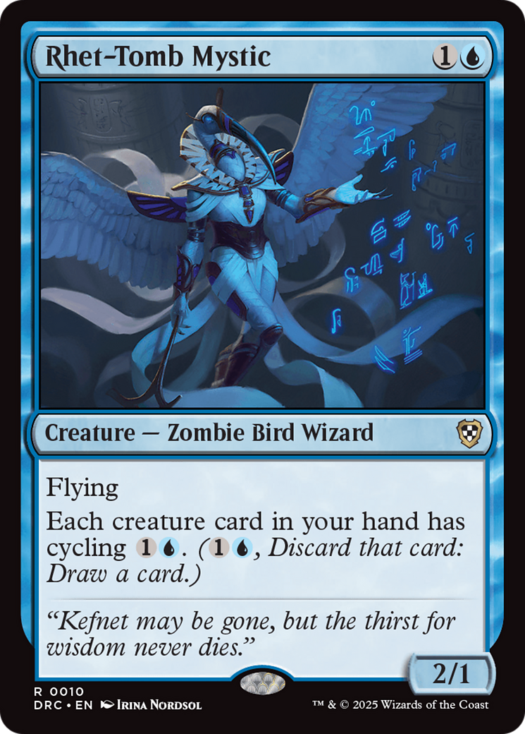 Rhet-Tomb Mystic (-010) - Commander: Aetherdrift