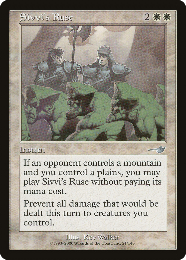 Ruse de Sivvi (NEM-021) - Feuille Nemesis 