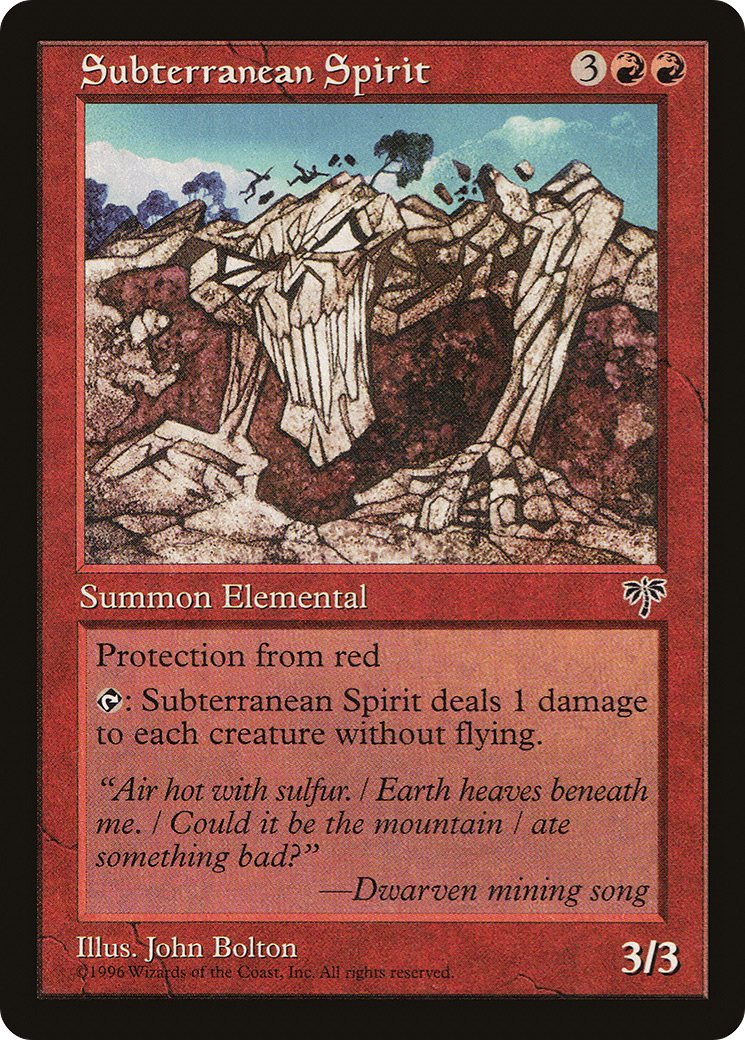 Esprit souterrain (MIR-195) - Mirage 