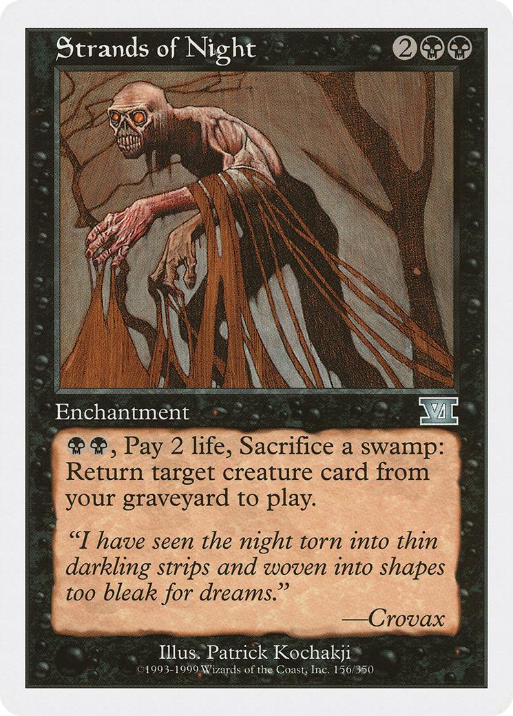 Strands of Night (6ED-156) - Sixième édition classique 