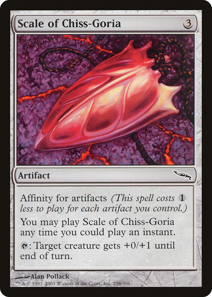 Écaille de Chiss-Goria (MRD-236) - Mirrodin 