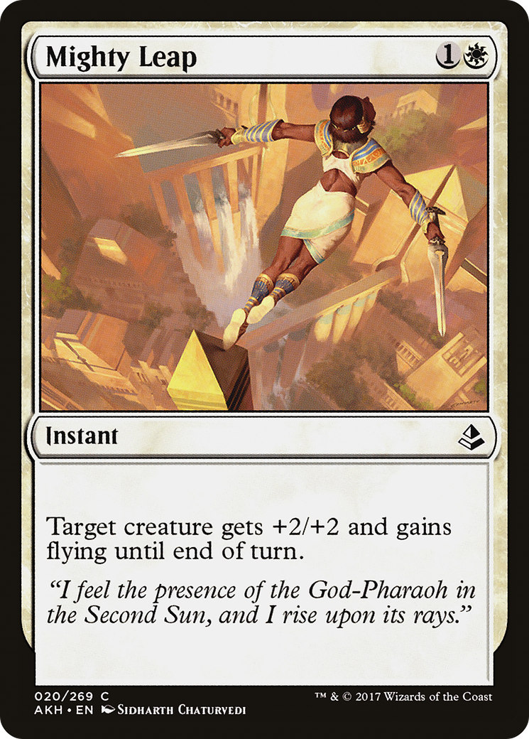 Saut puissant (AKH-020) - Feuille d'Amonkhet 