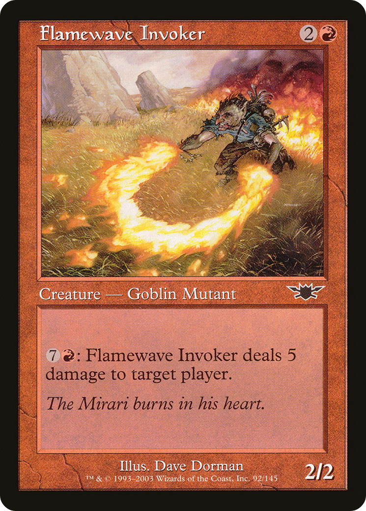 Invocateur de l'Onde de Flamme (LGN-092) - Legions Foil 