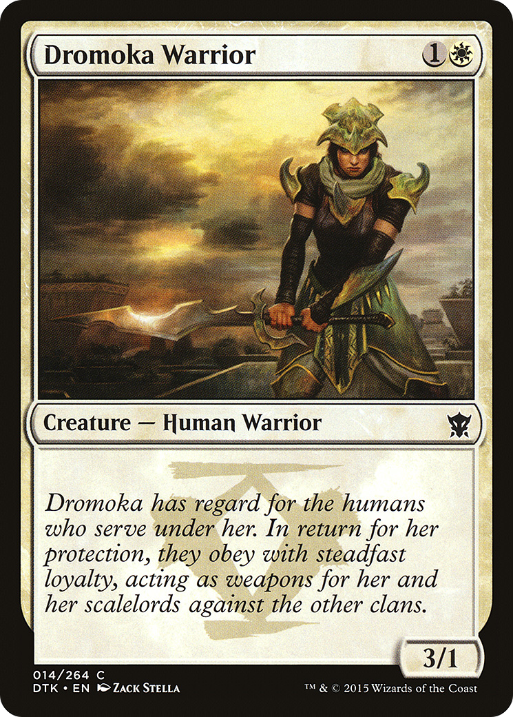 Guerrier Dromoka (DTK-014) - Les Dragons de Tarkir 