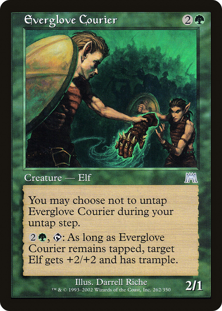 Everglove Courier (ONS-262) - Onslaught Foil 