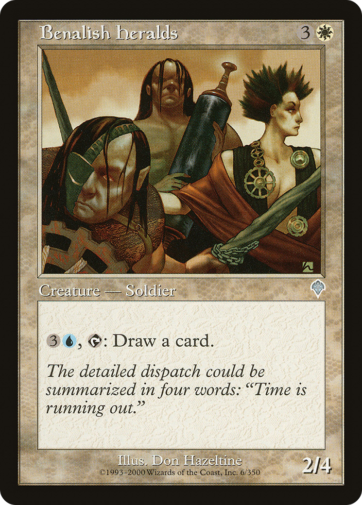 Hérauts de Benalish (INV-006) - Invasion Foil 