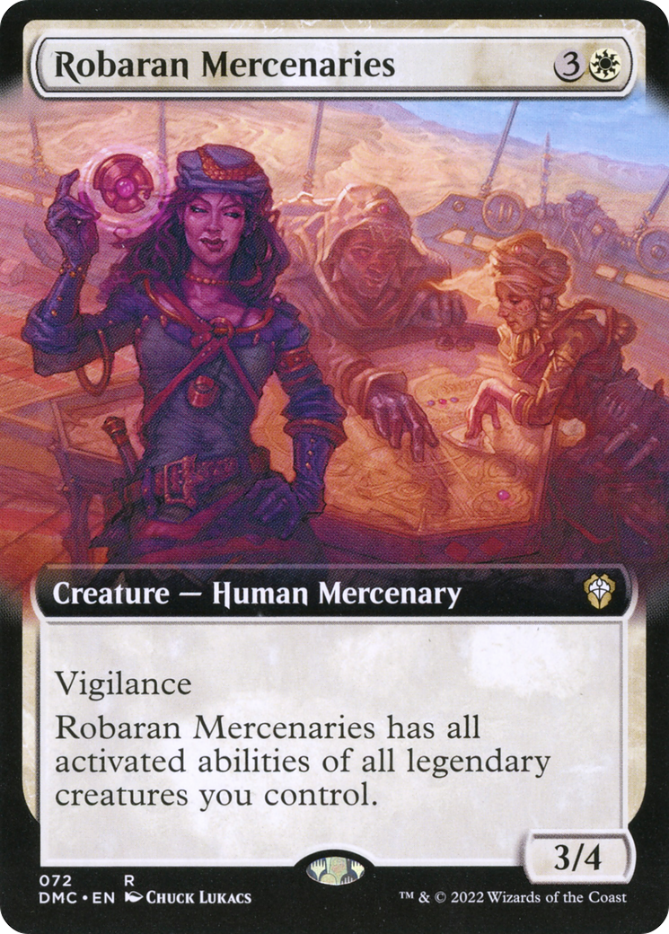 Robaran Mercenaries (Extended Art) (DMC-072) - Dominaria United Commander: (Extended Art)