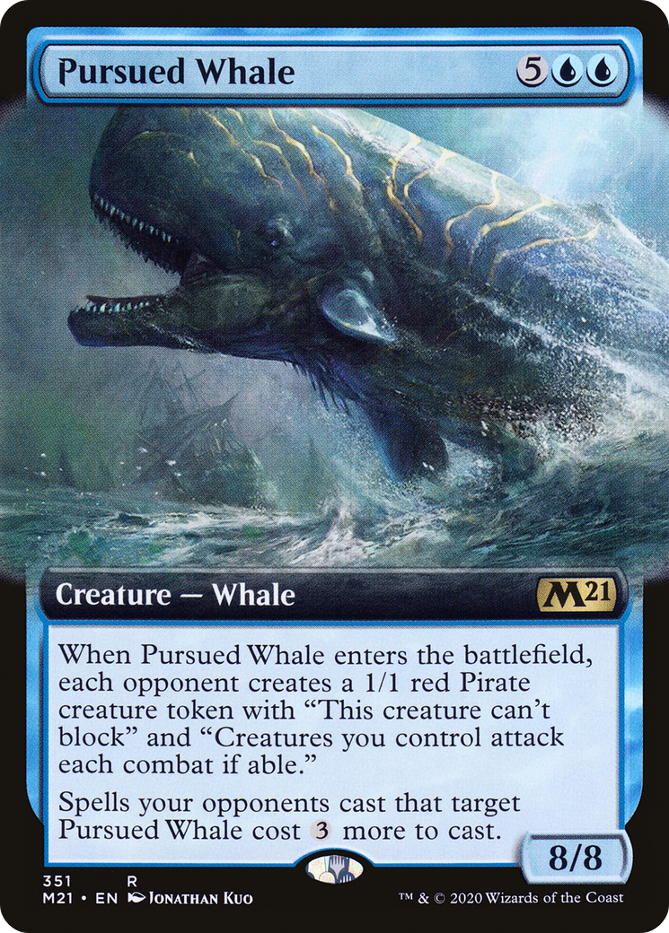 Pursued Whale (Extended Art) (M21-351) - Core Set 2021: (Extended Art)