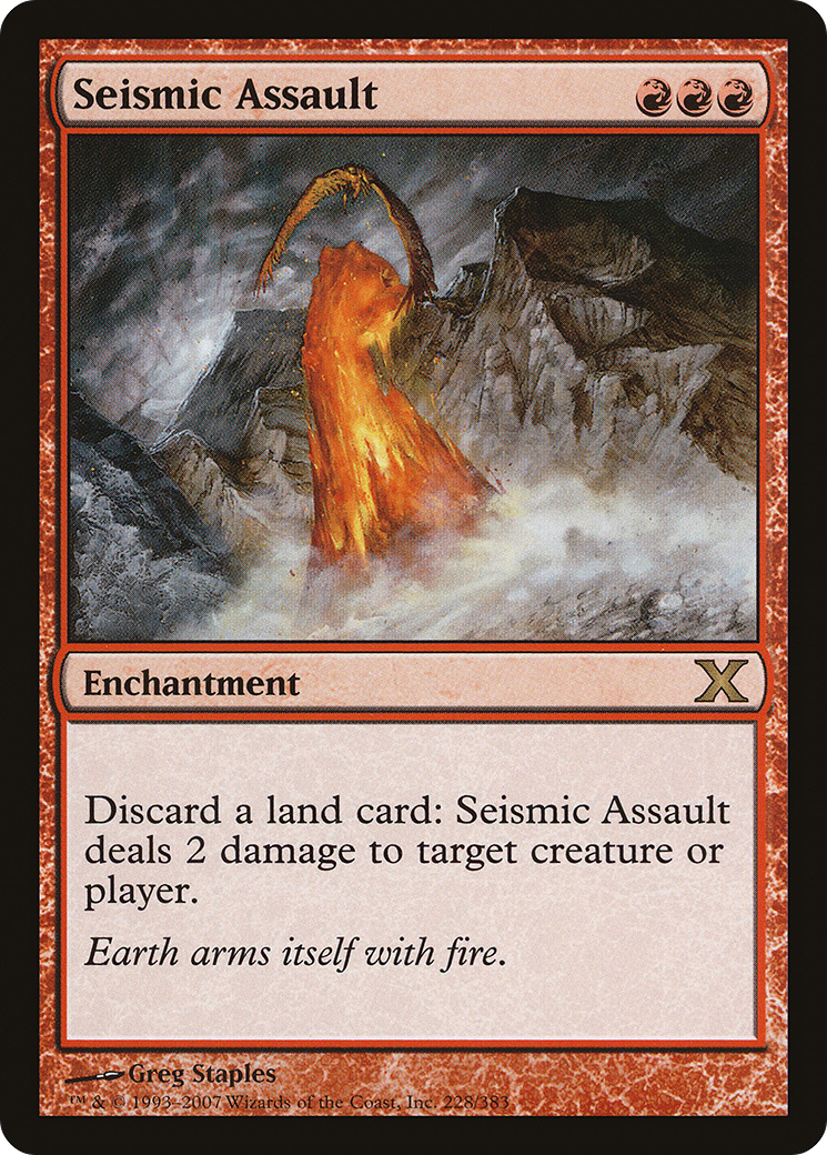 Seismic Assault (10E-228) - Tenth Edition