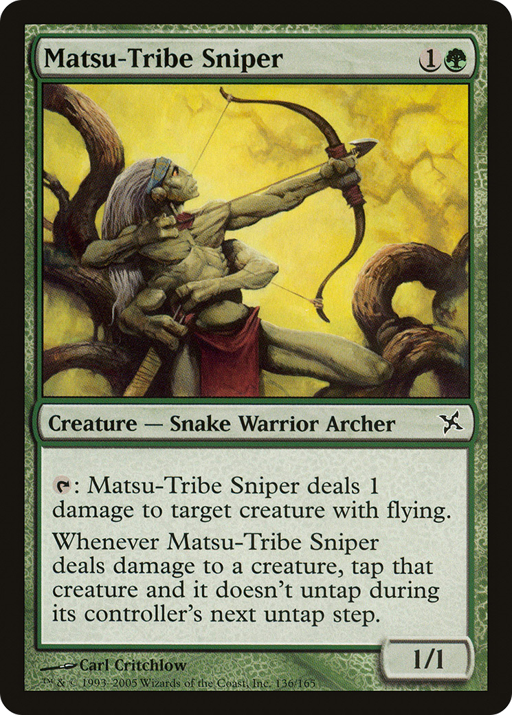 Matsu-Tribe Sniper (BOK-136) - Betrayers of Kamigawa Foil