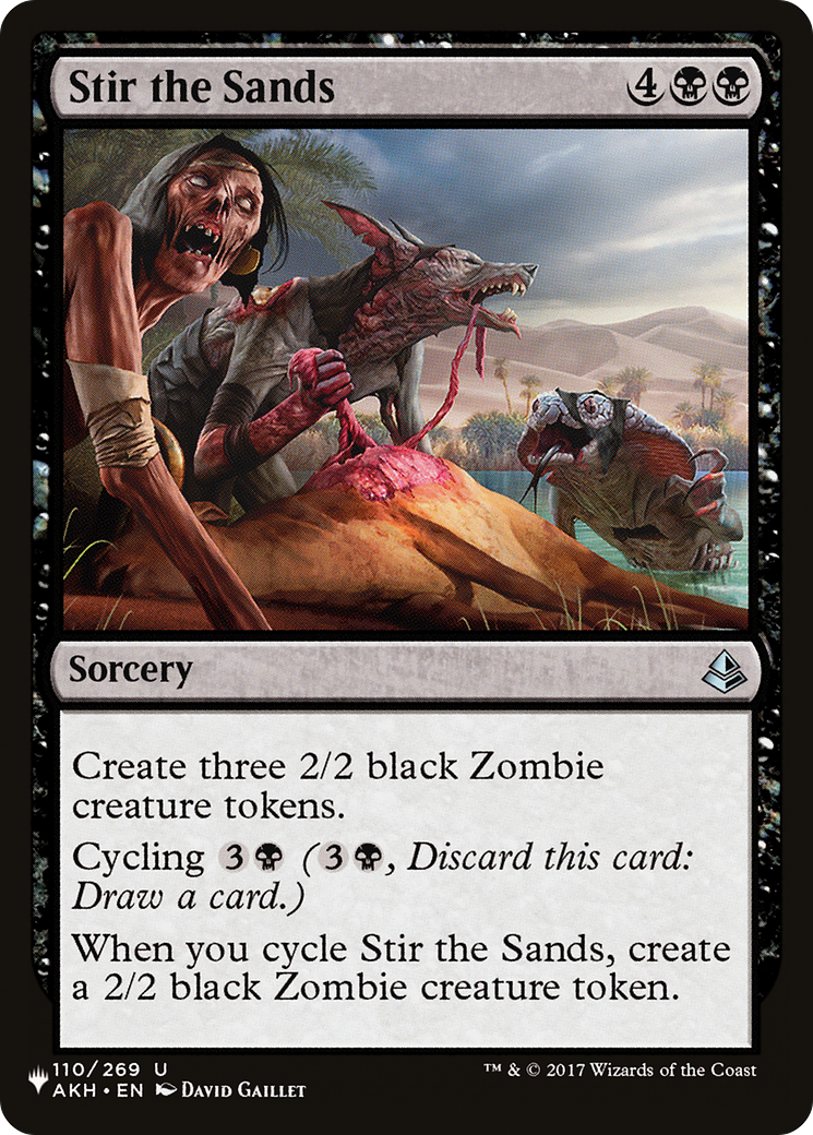 Stir the Sands (LIST-AKH-110) - The List