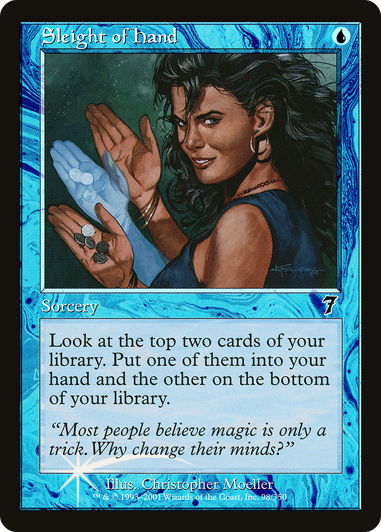 Sleight of Hand (7ED-98★) - Seventh Edition Foil