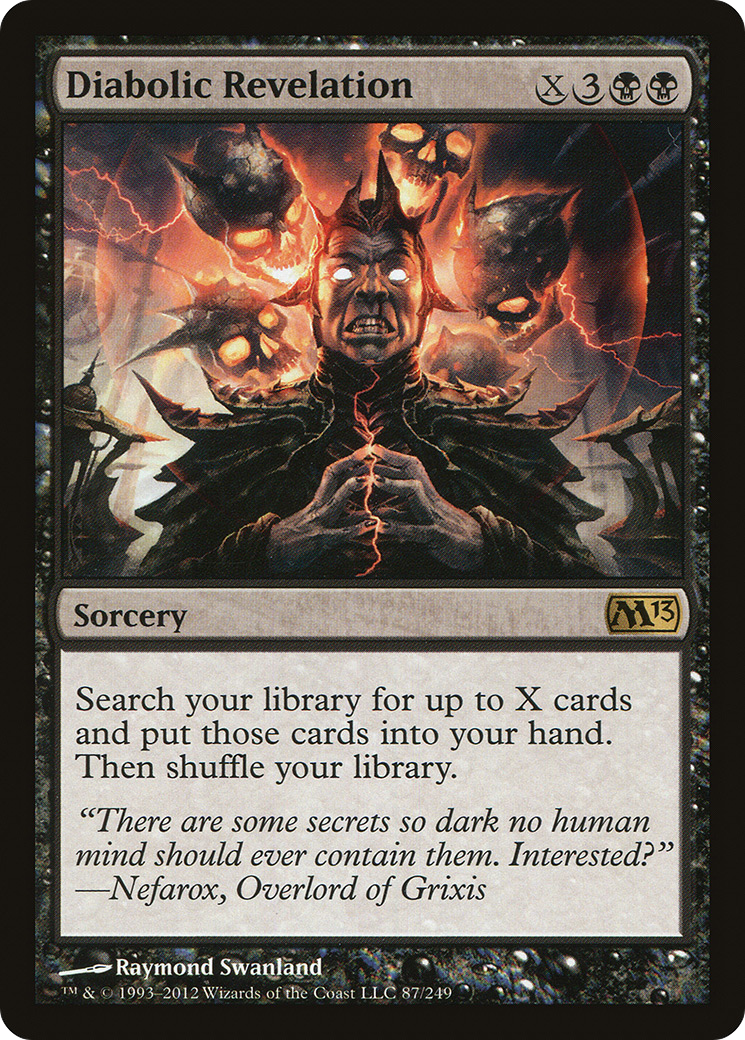 Révélation diabolique (M13-087) - Magic 2013 Foil 