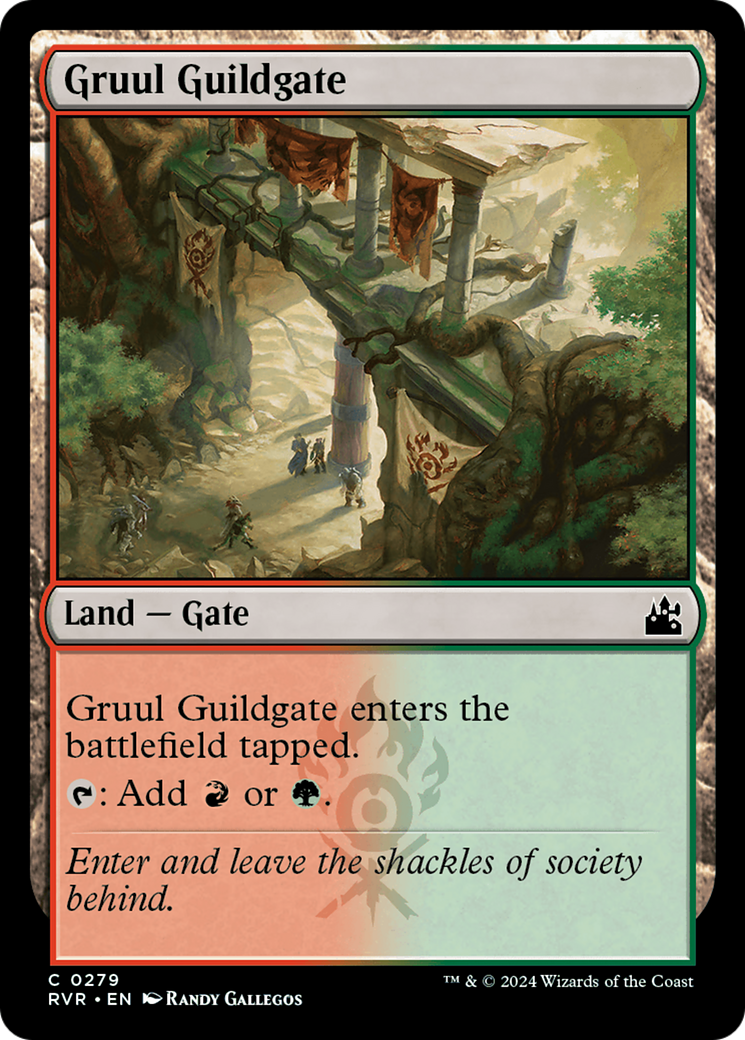 Gruul Guildgate (RVR-279) - Feuille remasterisée de Ravnica 