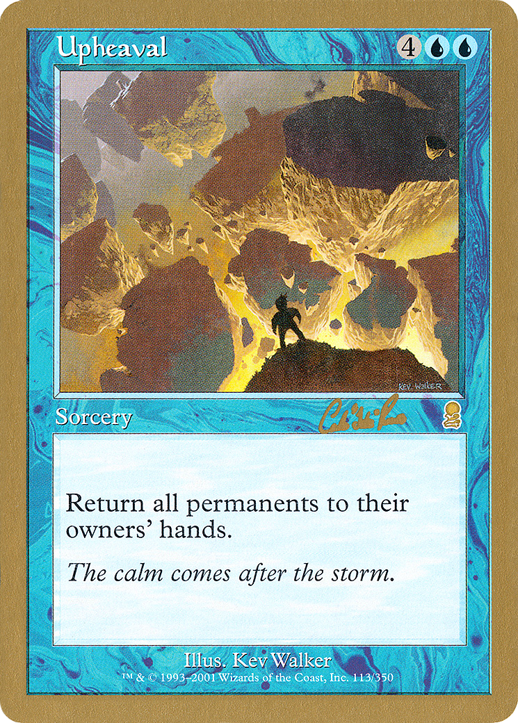 Upheaval - 2002 Carlos Romao (ODY) (WCD-CR113) - World Championship Decks 2002