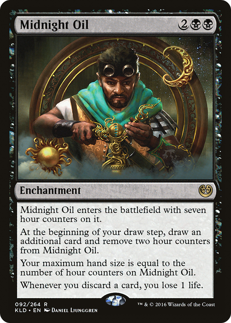 Huile de minuit (KLD-092) - Feuille de Kaladesh 